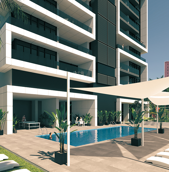 Piscina Comunitaria Slim Tower