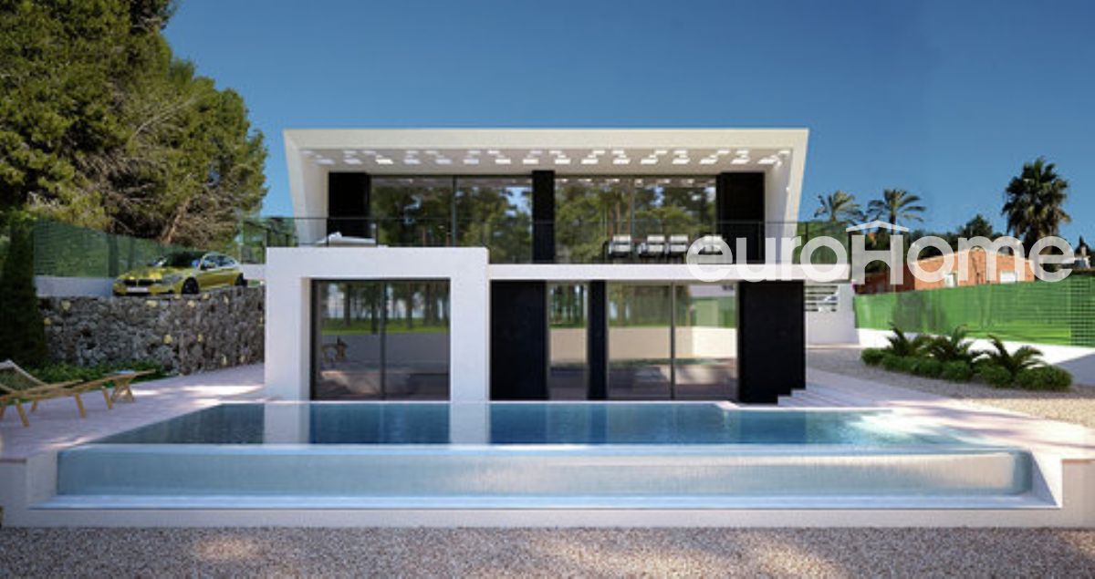 Nieuwbouw designvilla in Calpe, 3 km van het centrum in Calpe, rustig gelegen, privé zwembad, airco