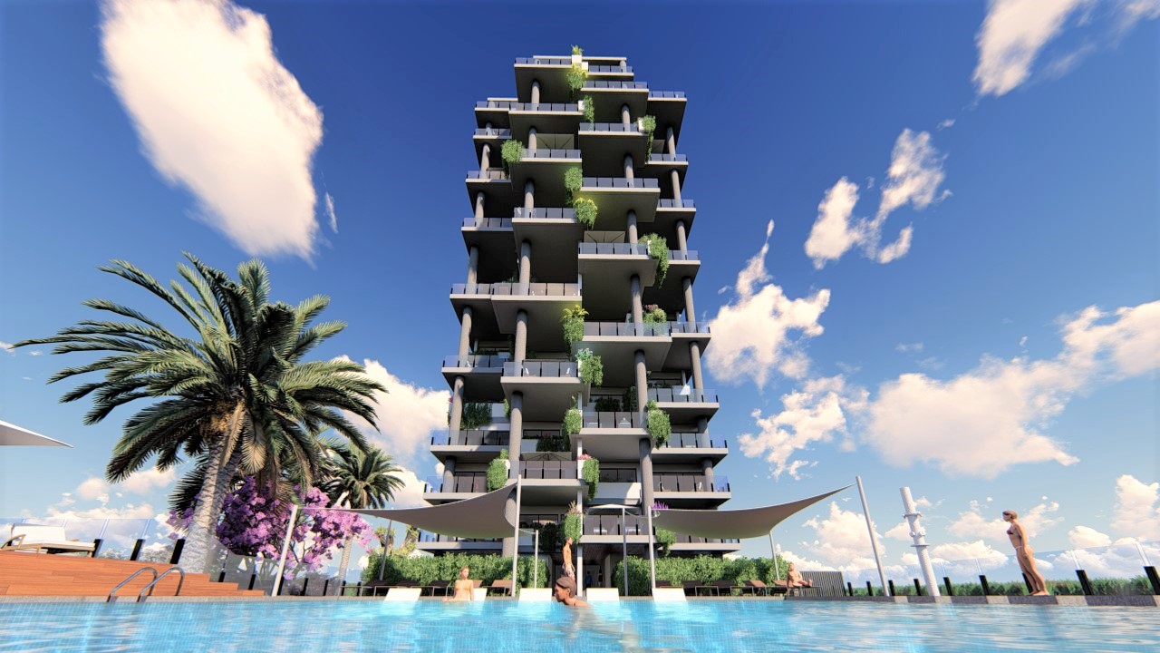 Silver Tower is een nieuwbouw project in Calpe van luxe appartementen met 2 of 3 slaapkamers, allen met grote terrassen met zeezicht.