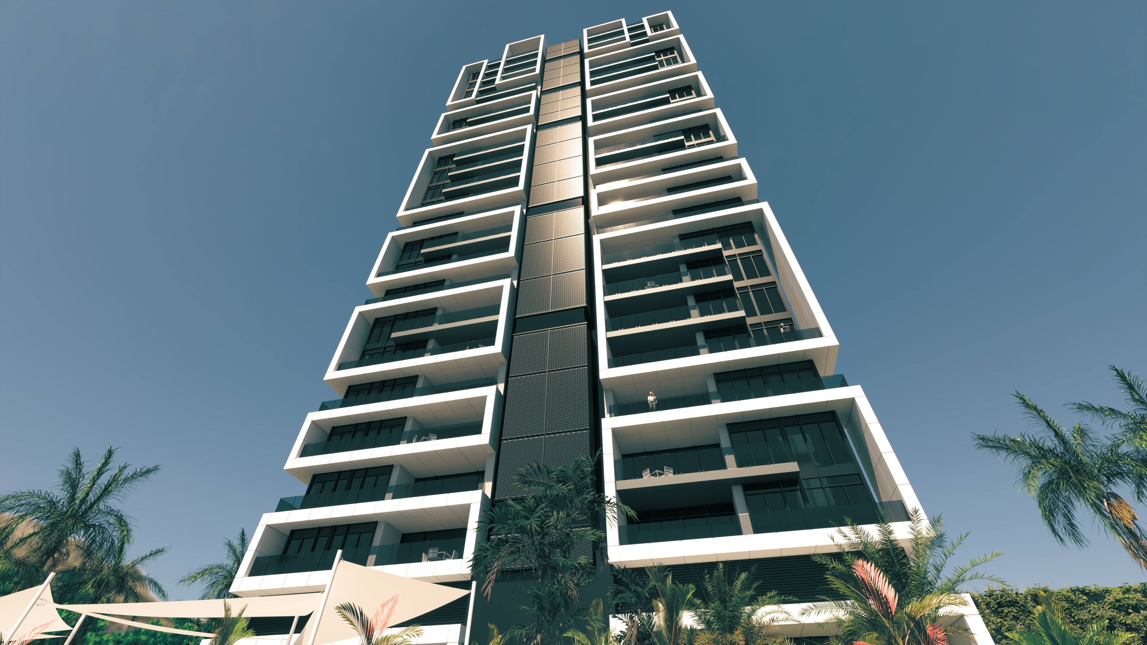 Slim Tower, geweldige kans om een appartement te kopen in Benidorm, project van appartementen in een nieuw gebouw van 22 verdiepingen.